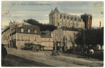 Le château et la rue Marca (8 Fi 445_3_0234)
