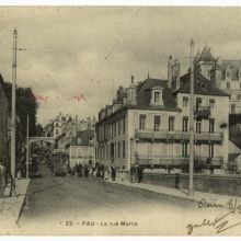 La rue Marca et le tramway (8 Fi 445_3_0239)